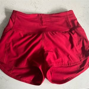 Lululemon Speed Up High-Rise Lined Shorts 2.5”, Size 2